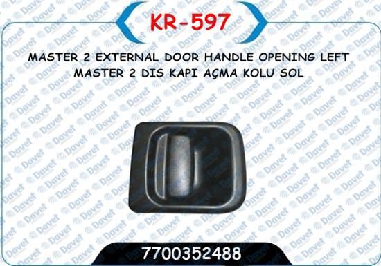 KAYA KR-597 Dis Kapi Acma Kolu On Sol Master Ii